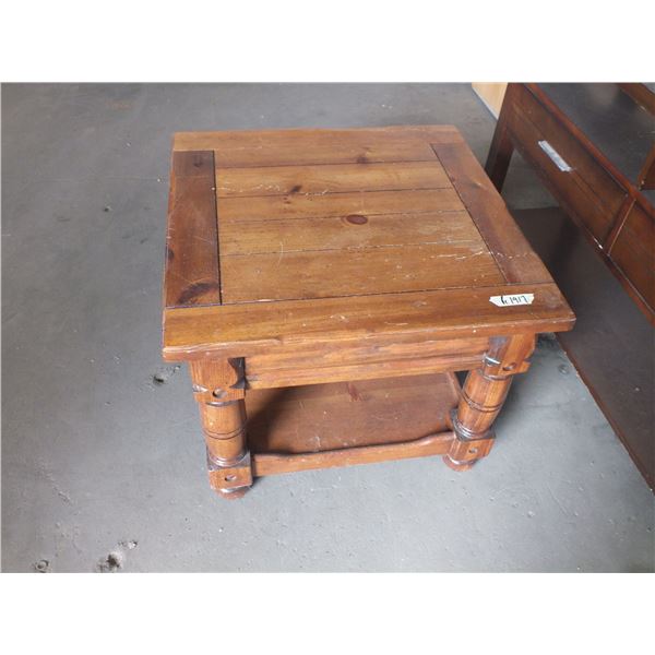 Wooden End Table