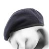 Image 1 : 6X Deluxe Canadian Style Beret Navy Blue Size 7 1/4