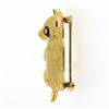 Image 6 : 18K Gold Diamond Green Black Enamel Detailed Textured Climbing Panda Brooch Pin