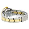 Image 7 : Rolex Ladies Quickset Two Tone Blue Vignette Diamond Datejust Wristwatch 26MM
