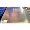 Image 2 : STAINLESS STEEL 2 TIER COMMERCIAL PREPARATION TABLE 96"W X 29.5"D X 36"H