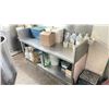 Image 1 : STAINLESS STEEL 2 TIER COMMERCIAL PREPARATION TABLE 74"W X 30.5"D X 41"H