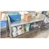 Image 2 : STAINLESS STEEL 2 TIER COMMERCIAL PREPARATION TABLE 74"W X 30.5"D X 41"H