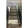 Image 2 : STACK OF 10 METAL 5 LOAF COMMERCIAL BREAD PANS