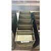 Image 2 : STACK OF 10 METAL 5 LOAF COMMERCIAL BREAD PANS