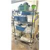 Image 2 : 4 TIER COATED METRO STYLE MOBILE RACKING SYSTEM 36"W X 14"D X 59"H * CONTENTS NOT INCLUDED *