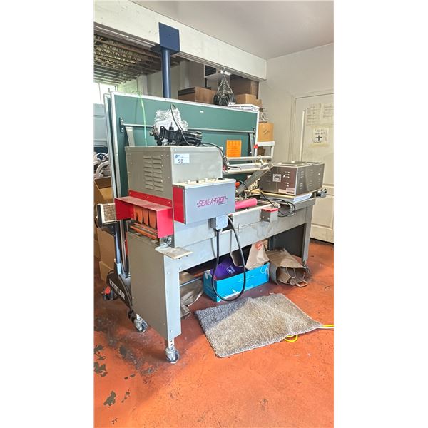 SEAL A TRON 0BST-0614-LR15 COMMERCIAL ELECTRIC SHRINK TUNNEL & L BAR SEALER MACHINE WITH