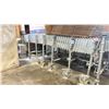 Image 1 : COMMERCIAL EXPANDABLE CONVEYOR BELT SECTION WITH LOCKING WHEELS