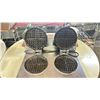 Image 2 : NEMCO FOOD EQUIPMENT 7000-2 STAINLESS STEEL ELECTRIC DUAL WAFFLE BAKER
