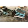Image 2 : STACK OF METAL 5 LOAF COMMERCIAL BREAD PANS, STACK OF PLASTIC COMMERCIAL BREAD TRAYS & ASSORTED