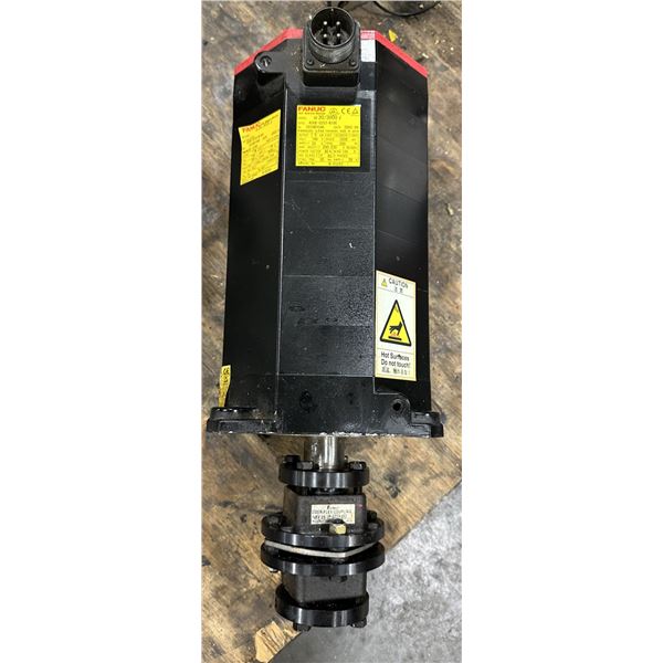 Fanuc #A06B-0253-B100 AC Servo Motor w/#A860-2000-T301 Pulsecoder