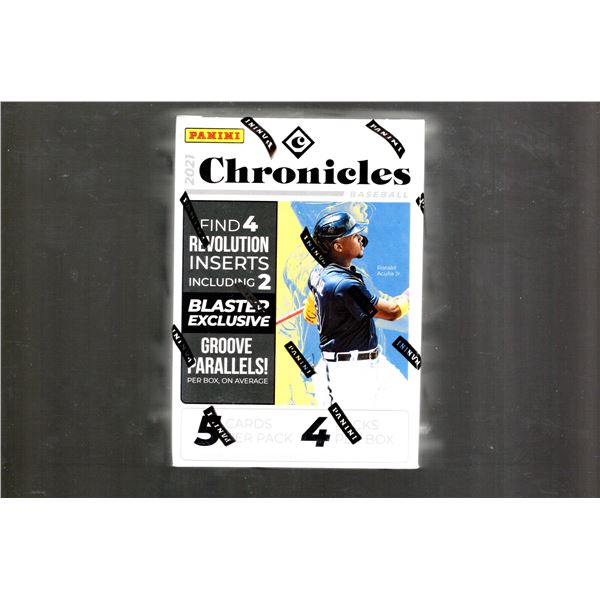 2021 Panini Chronicles Baseball Blaster Box