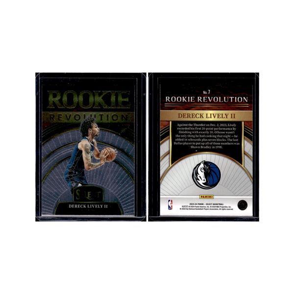 Dereck Lively II RC 23-24 Panini Select Rookie Revolution #7