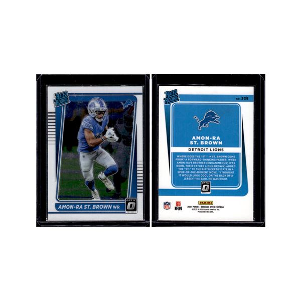 Amon-Ra St. Brown RC Donruss Optic Rated Rookie #228