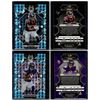 Image 1 : Tank Dell & Jordan Addison Blue Reactive Prizm RCs 2023 Panini Mosaic