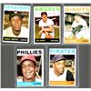 Image 3 : Lot of 5 1964 Topps Vintage Baseball Cards