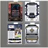 Image 2 : Lot of 4 NFL Patch Cards