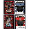 Image 2 : Lot of 4 Select Red Cracked Ice Prizms