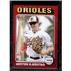 Image 1 : Heston Kjerstad Red Border Parallel RC 2024 Topps Heritage #327