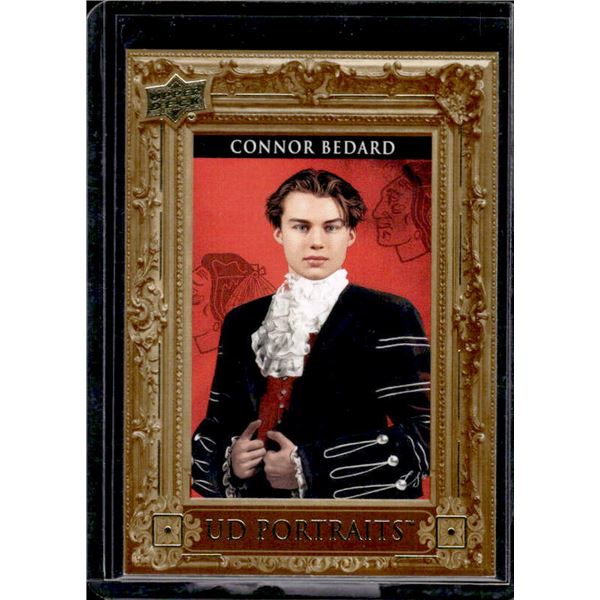 Connor Bedard UD Portraits Rookie Card #P60