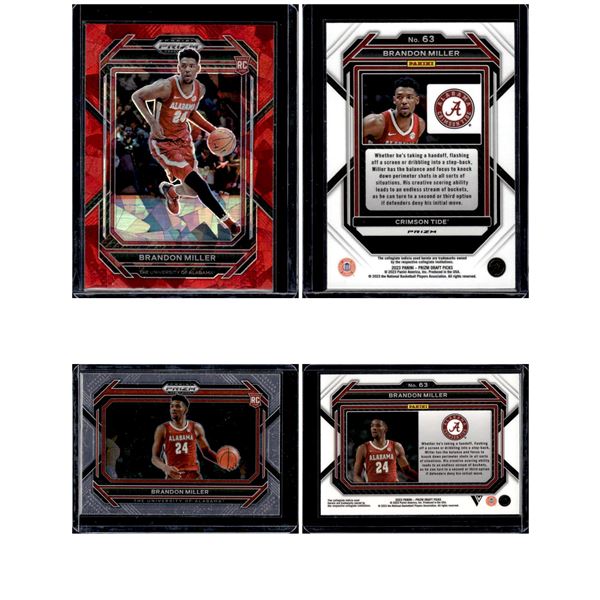 Brandon Miller Draft Picks RCs. Red Ice & Horizontal
