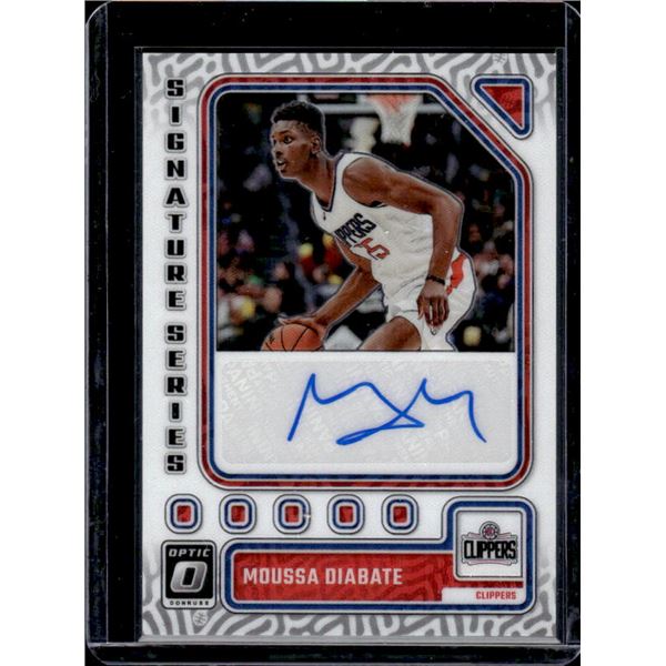 Moussa Diabate Donruss Optic Signature Series #SS-DIA
