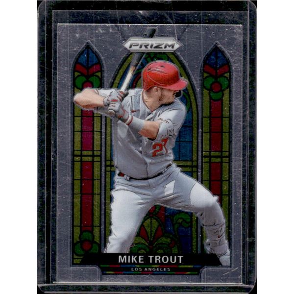 Mike Trout Stained Glass 2021 Panini Prizm #SG-1