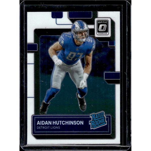 Aidan Hutchinson Donruss Optic Rated Rookie #213