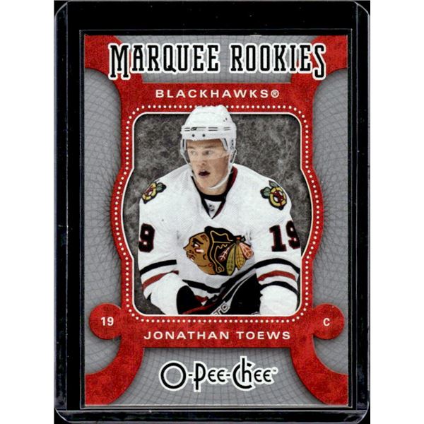 Jonathan Toews Rookie Card 2007-08 O-Pee-Chee #517