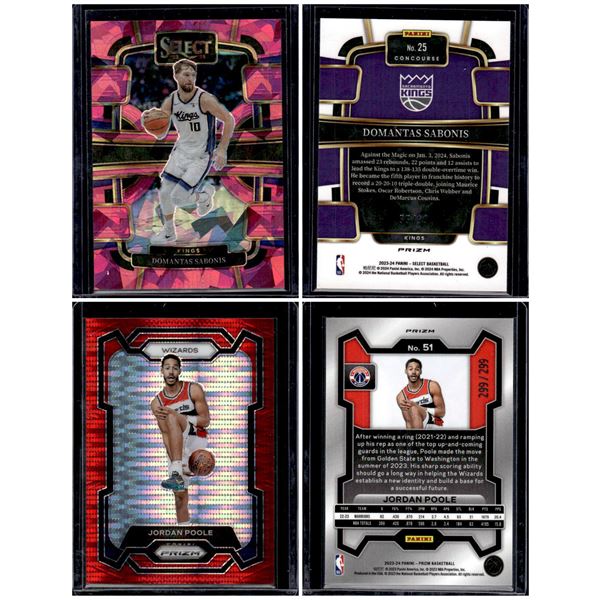 Sabonis Pink Ice /99 & Poole Red Seismic Prizm /299
