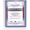 Image 2 : 2023 Topps Rafael Devers Logo Patch Relic Card