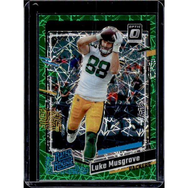 Luke Musgrave RC Rated Rookie Green Velocity #241