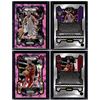 Image 2 : 4 Pink Ice Prizms Fox, Mitchell, stockton, Nash