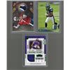 Image 1 : Lot of 3 NFL Rookie Patch Cards