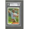 Image 1 : Joe Montana RC 1981 Topps #216 BGS 7.5