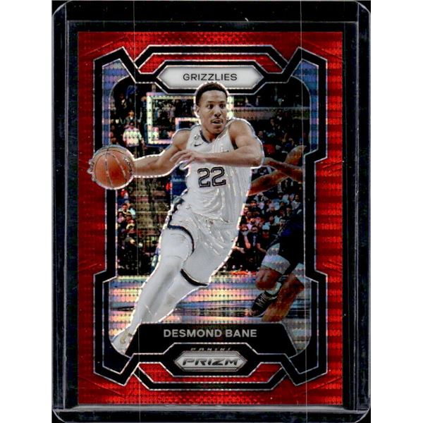 Desmond Bane Red Seismic Prizm /299 2023-24 Prizm #105