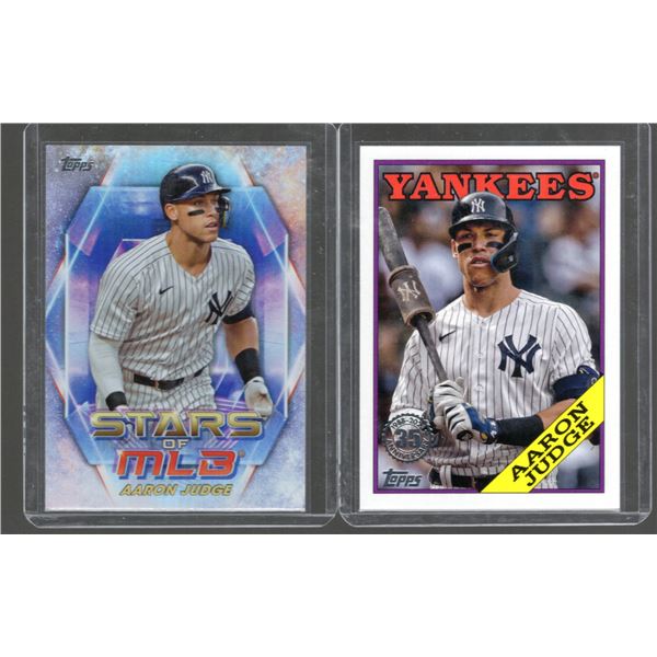 Aaron Judge 2023 Topps 88' Retro #T88-37 & Stars of MLB
