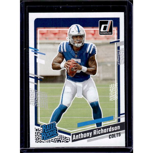 Anthony Richardson Donruss Rated Rookie #343