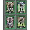 Image 1 : 4 NFL Green Wave Prizms