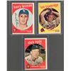 Image 1 : Lot of 3 1959 Topps Baseball Cards
