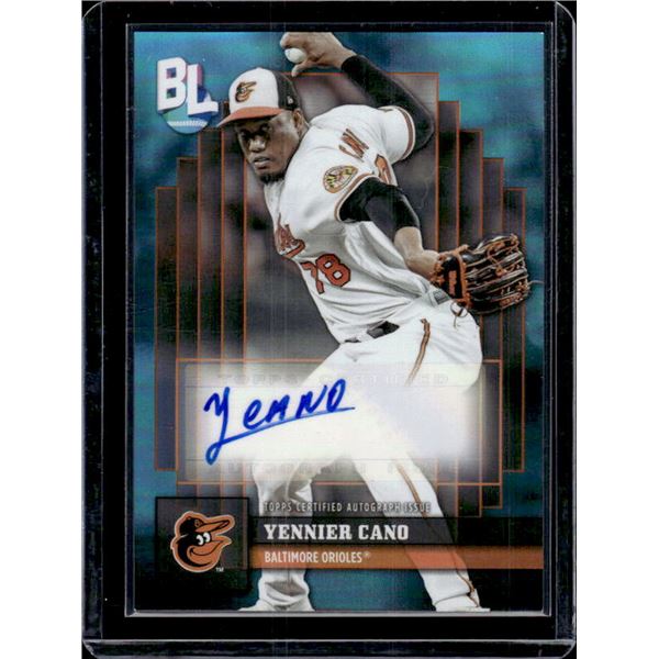 Yennier Cano Blue Auto 2024 Big League #BLA-YC