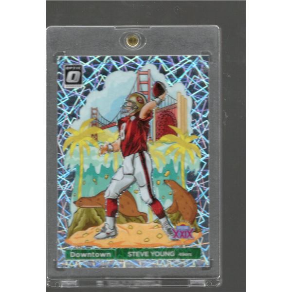 Steve Young Super Bowl Downtown SSP Case Hit 2023 Donruss Optic
