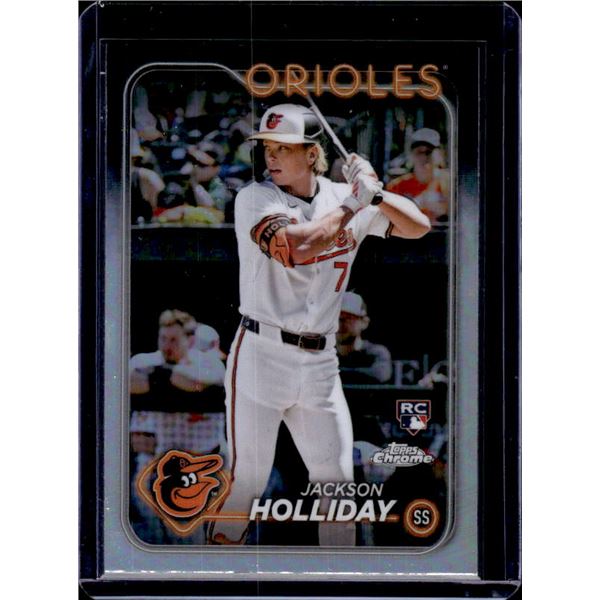 Jackson Holliday Refractor Rookie Card 2024 Topps Chrome #88