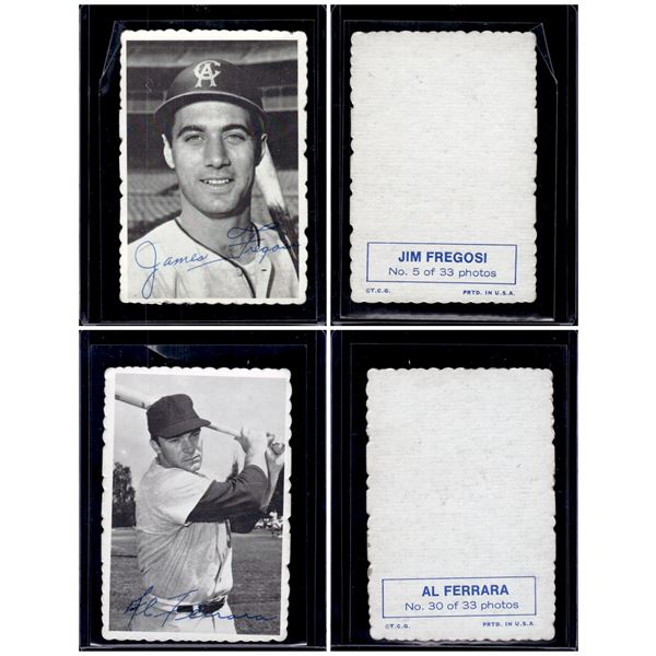 Jim Fergosi & Al Ferrara 1969 Topps Deckle Edge