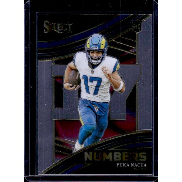 Puka Nacua RC Numbers 2023-24 Panini Select
