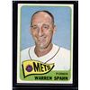 Image 1 : Warren Spahn 1965 Topps #205