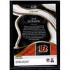 Image 2 : Joe Burrow Red & Yellow Prizm Club Level Die-Cut #256