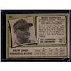 Image 2 : Danny Murtaugh Manager Card 1971 Topps #437