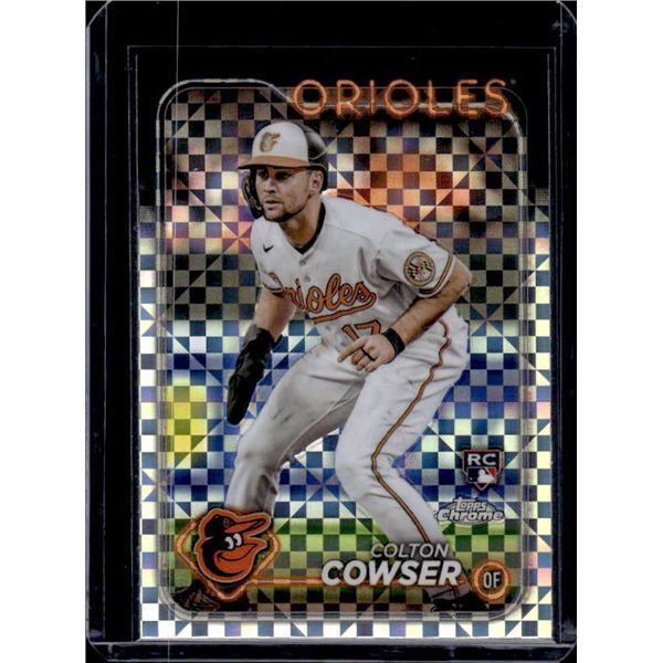 Colton Cowser Xfractor RC 2024 Topps Chrome #278