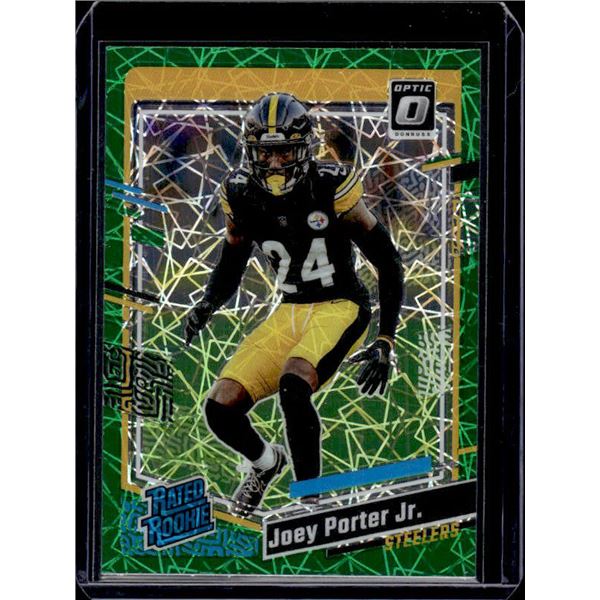Joey Porter Jr. Green Velocity Prizm RC #287